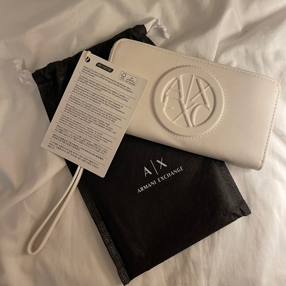 New Armani Exchange Clutch Wallet